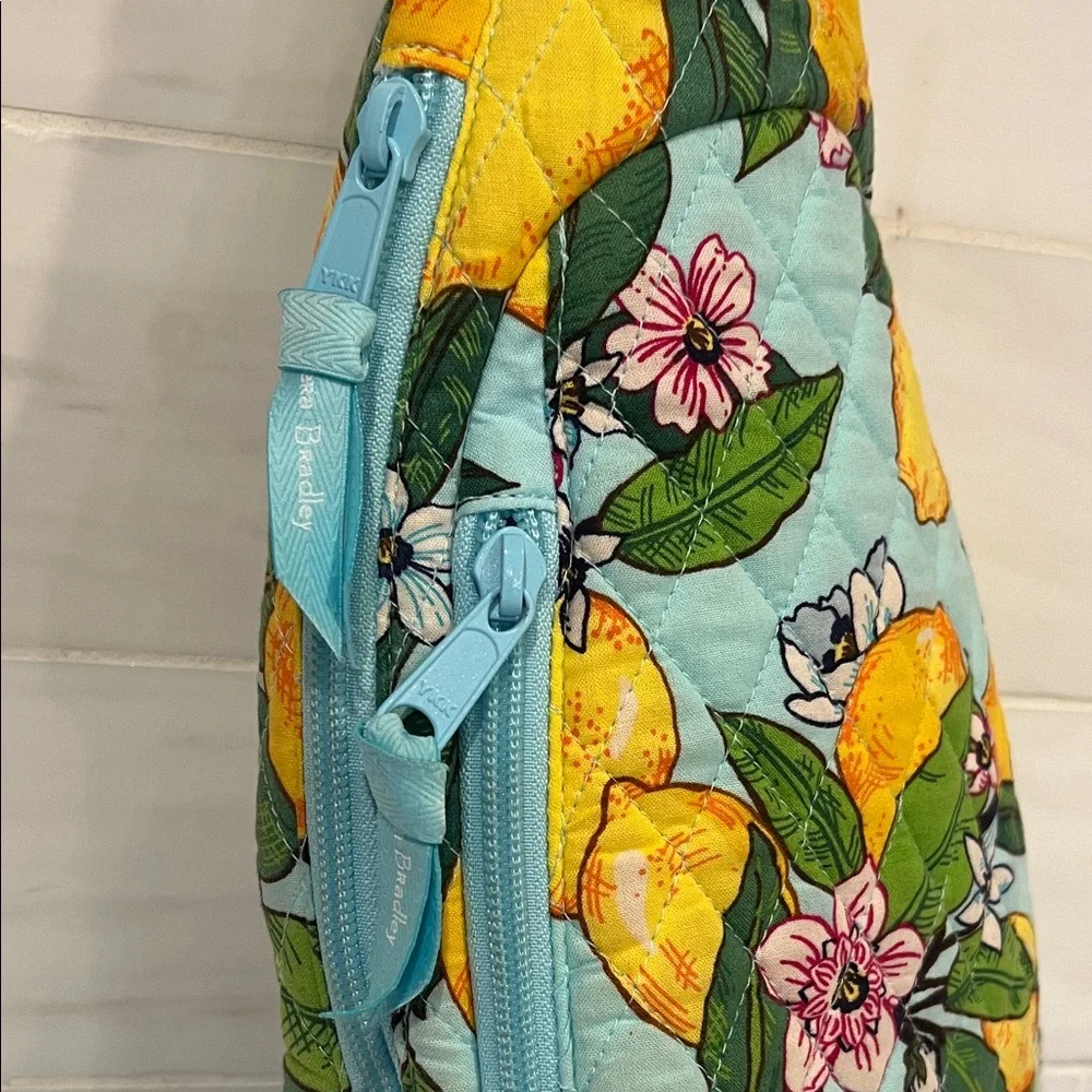 Vera Bradley Essential Slingback in Lemon Grove Sling Crossbody - Picture 4 of 12